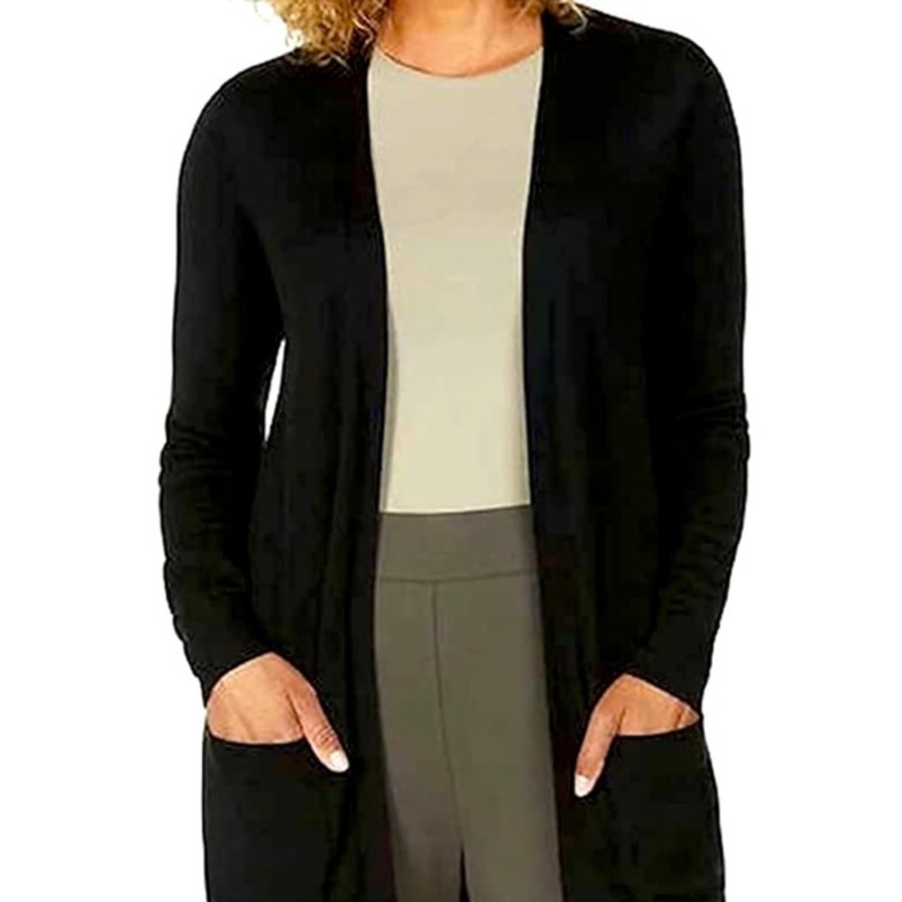 Matty M - Women’s The Boyfriend Cardigan color: Black / size: Small (Y-W2)